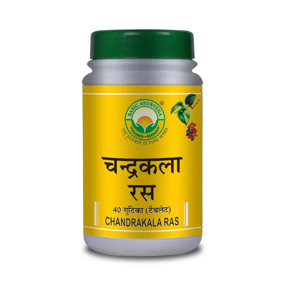 Basic Ayurveda Chandrakala Ras 40 Tablet Basic Ayurveda Chandrakala Ras 40 Tablet - Image 1
