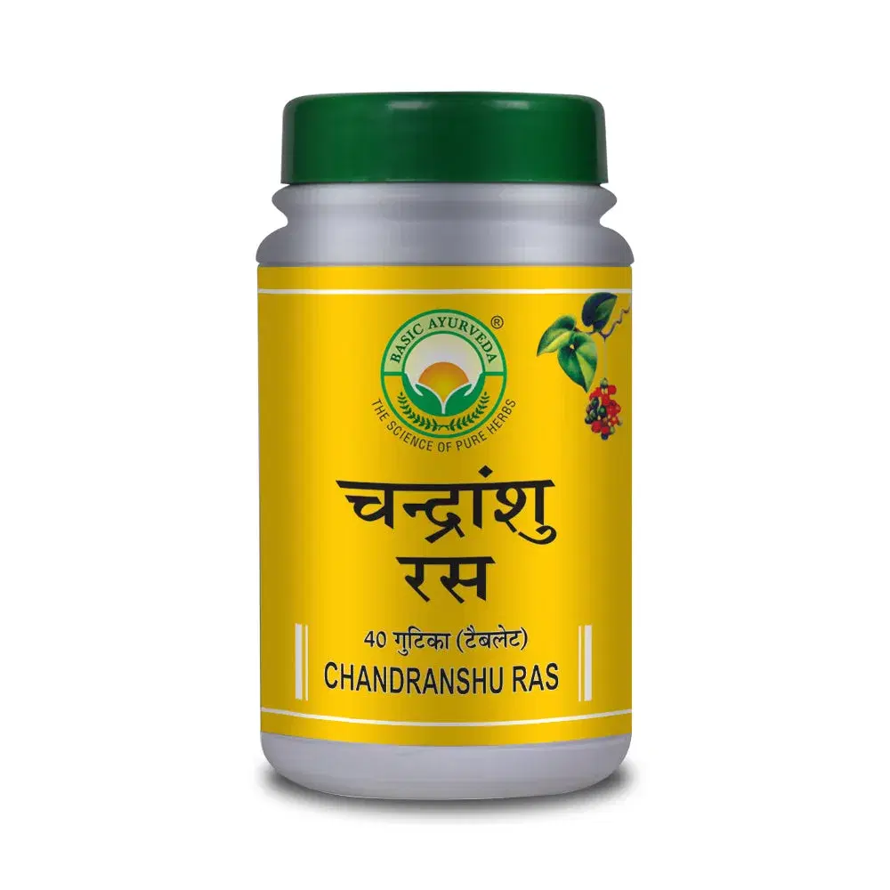 Basic Ayurveda Chandranshu Ras 40 Tablet Basic Ayurveda Chandranshu Ras 40 Tablet - Image 1