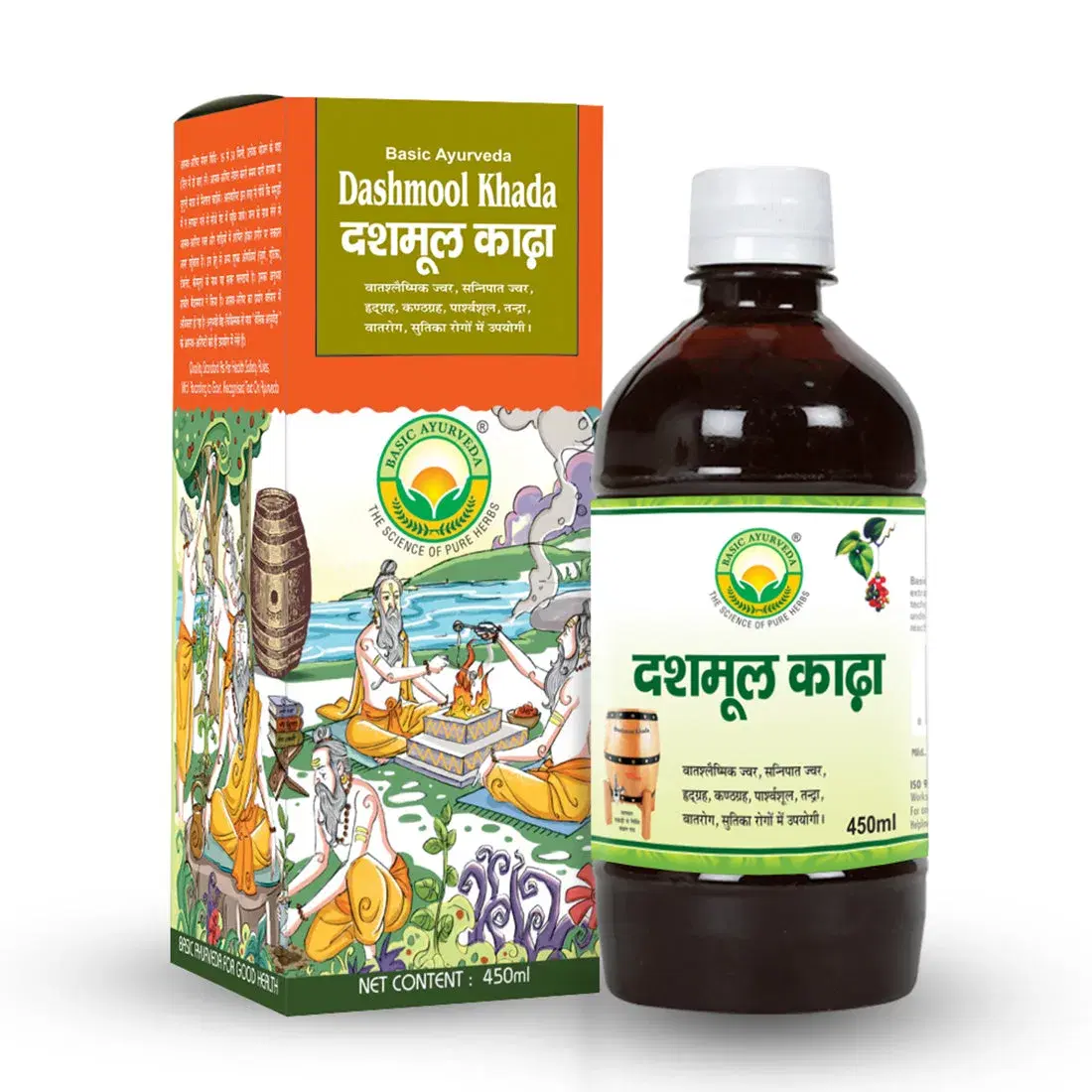 Basic Ayurveda Dashamool Kadha 450Ml Basic Ayurveda Dashamool Kadha 450Ml - Image 1