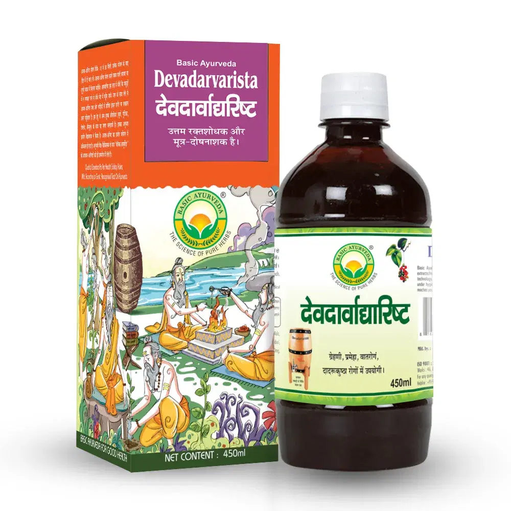Basic Ayurveda Devadarvarista 450Ml Basic Ayurveda Devadarvarista 450Ml - Image 1