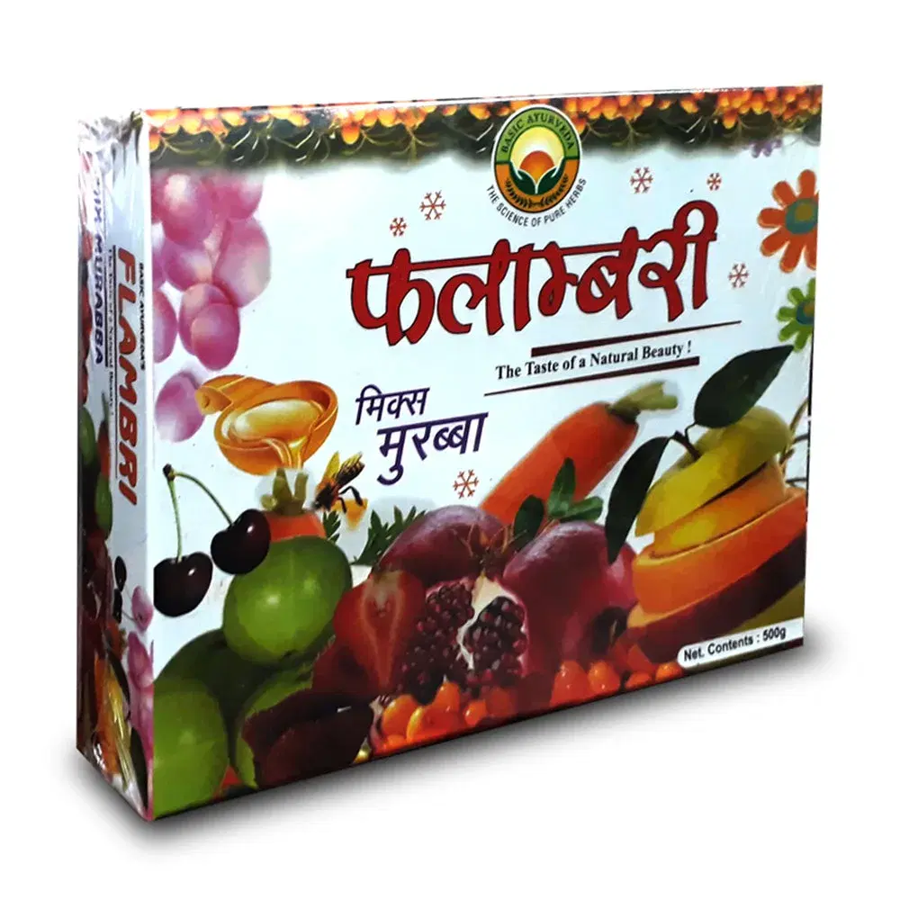 Basic Ayurveda Flambri Mix Murabba 500 Gram | Helpful in physical weakness | Helpful in mental weakness | Helps to Improve memory | Helpful in constipation. Basic Ayurveda Flambri Mix Murabba 500 Gram | Helpful in physical weakness | Helpful in mental weakness | Helps to Improve memory | Helpful in constipation. - Image 1