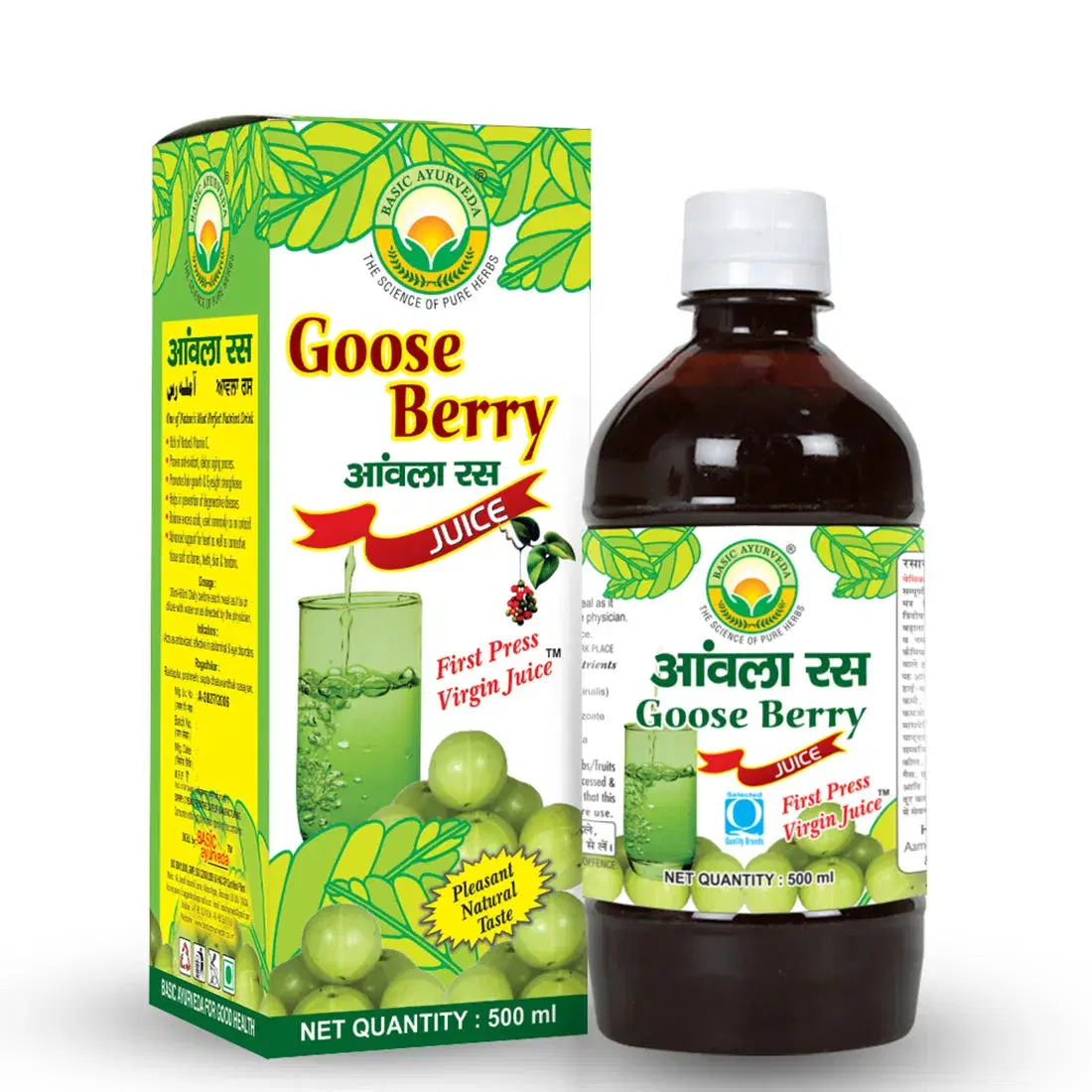 Basic Ayurveda Goose Berry Juice(Amla Ras) | Increases the Muscle Tone | Advanced support for heart | Improves Eyesight | Strengthens Teeth, Nails | Increases Hemoglobin. Basic Ayurveda Goose Berry Juice(Amla Ras) | Increases the Muscle Tone | Advanced support for heart | Improves Eyesight | Strengthens Teeth, Nails | Increases Hemoglobin. - Image 1