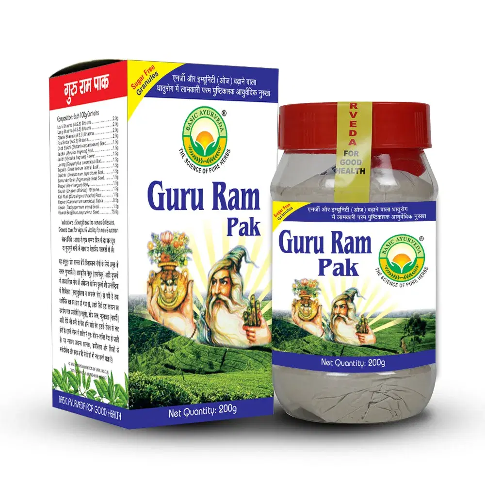 Basic Ayurveda Guru Ram Pak 200 Gram Basic Ayurveda Guru Ram Pak 200 Gram - Image 1