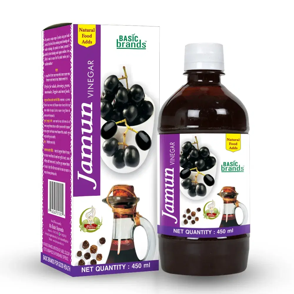 Basic Ayurveda Jamun Vinegar 450Ml Basic Ayurveda Jamun Vinegar 450Ml - Image 1