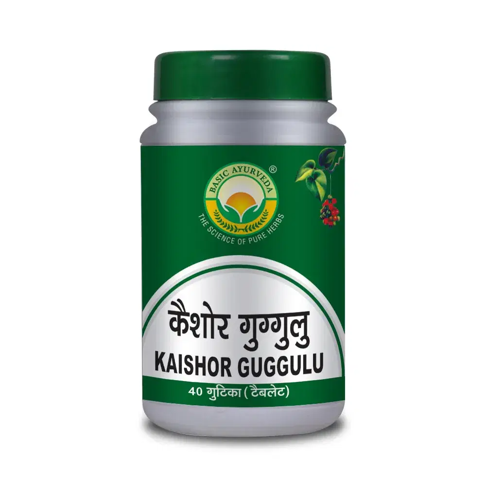 Basic Ayurveda Kaishor Guggulu 40 Tablet Basic Ayurveda Kaishor Guggulu 40 Tablet - Image 1