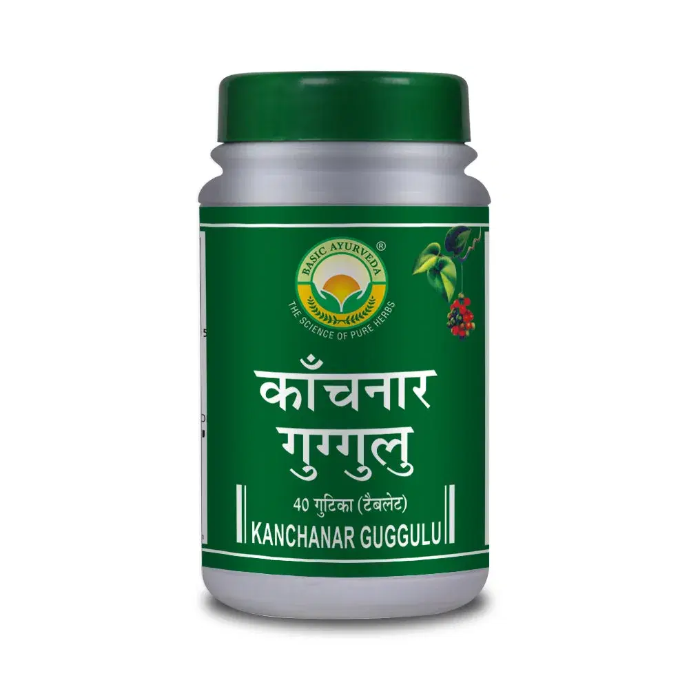 Basic Ayurveda Kanchanar Guggulu 40 Tablet Basic Ayurveda Kanchanar Guggulu 40 Tablet - Image 1