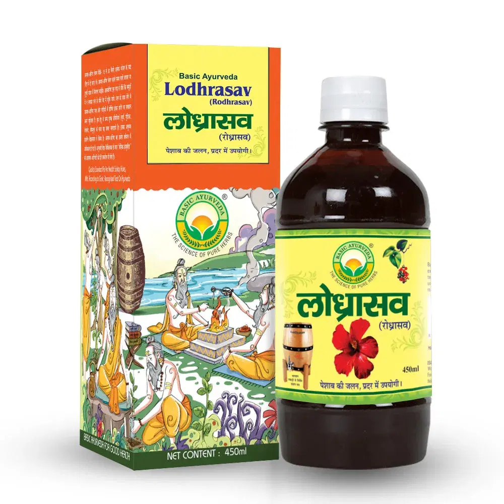 Basic Ayurveda Lodhrasava 450Ml Basic Ayurveda Lodhrasava 450Ml - Image 1