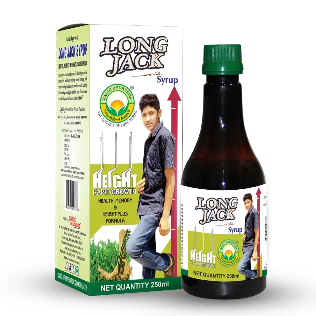 Basic Ayurveda Long Jack Syrup 250 Ml Basic Ayurveda Long Jack Syrup 250 Ml - Image 1