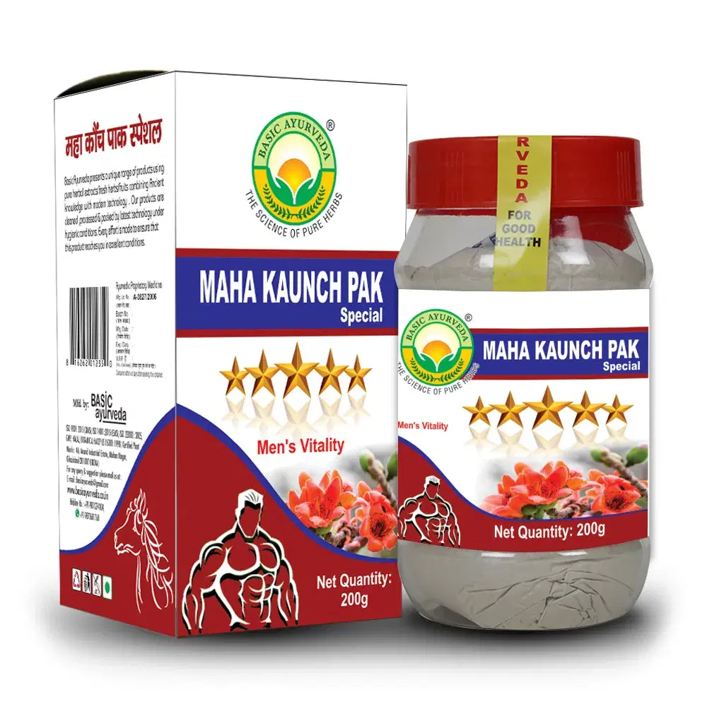 Basic Ayurveda Maha Kaunch Pak Special 200 Gram Basic Ayurveda Maha Kaunch Pak Special 200 Gram - Image 1