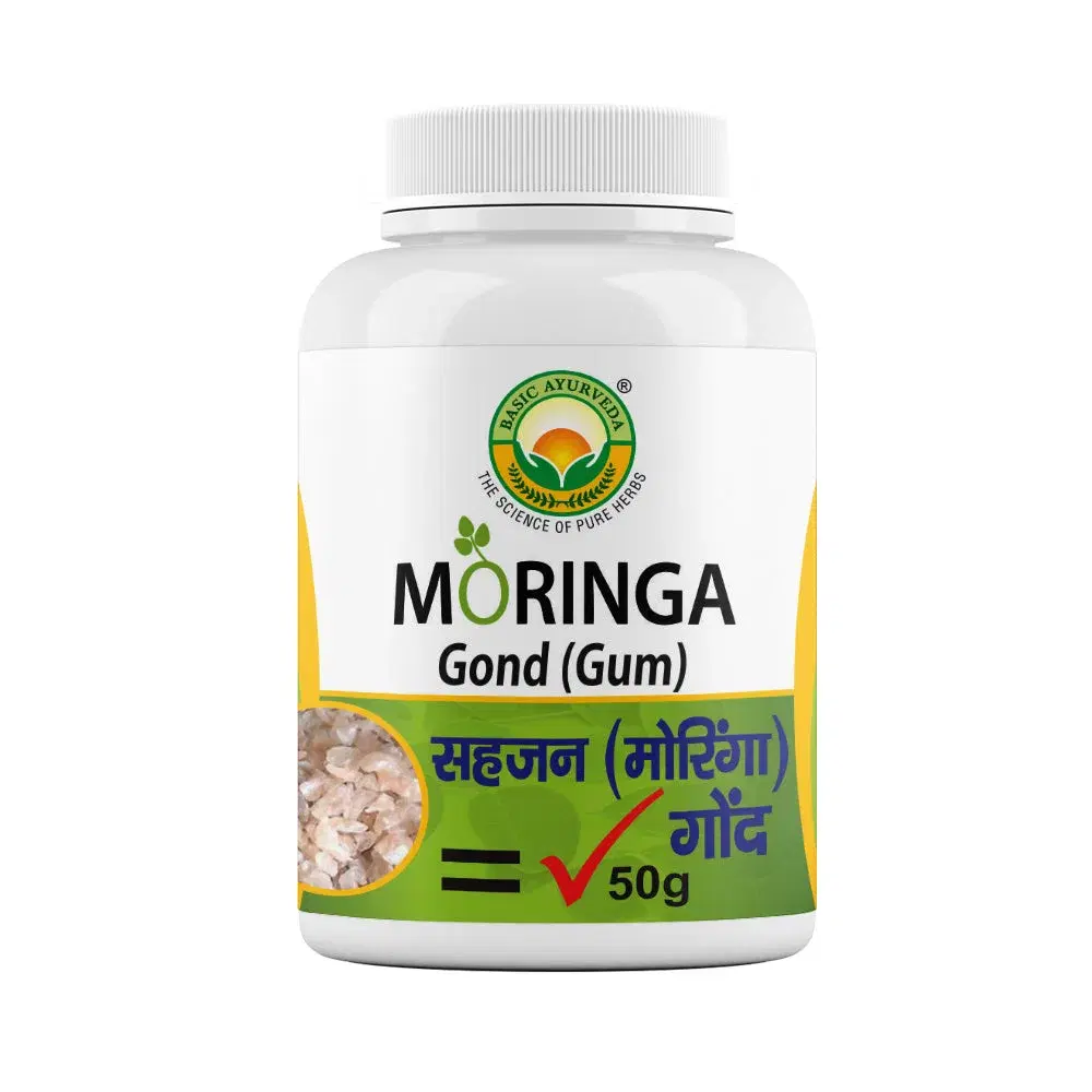 Basic Ayurveda Moringa Gond (Gum) Sounjana Sahjan (Moringa Olifera) Gond - Plant based product | For Joint Pain Relief Basic Ayurveda Moringa Gond (Gum) Sounjana Sahjan (Moringa Olifera) Gond - Plant based product | For Joint Pain Relief - Image 1