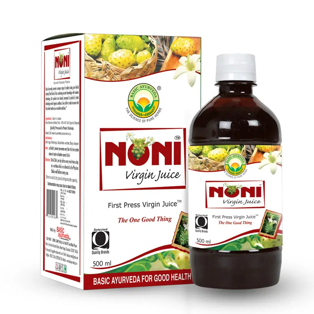 Basic Ayurveda Noni Virgin Juice 500ml | Improve Immunity | Helpful in Pain and Inflammation | Improve Skin Condition | Useful in Depression | Improve Liver Health. Basic Ayurveda Noni Virgin Juice 500ml | Improve Immunity | Helpful in Pain and Inflammation | Improve Skin Condition | Useful in Depression | Improve Liver Health. - Image 1