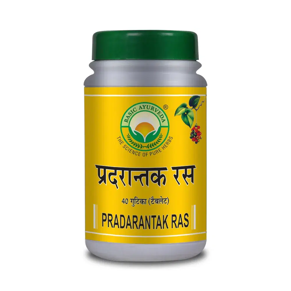 Basic Ayurveda Pradarantak Ras 40 Tablet Basic Ayurveda Pradarantak Ras 40 Tablet - Image 1