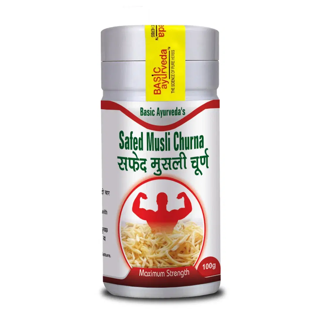 Basic Ayurveda Safed Musli Churna 100 Gram Basic Ayurveda Safed Musli Churna 100 Gram - Image 1