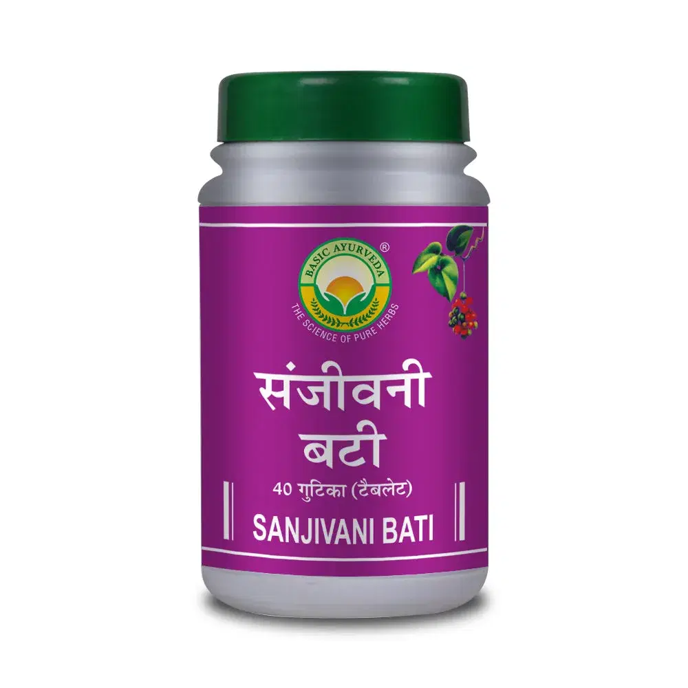 Basic Ayurveda Sanjivani Bati 40 Tablet Basic Ayurveda Sanjivani Bati 40 Tablet - Image 1