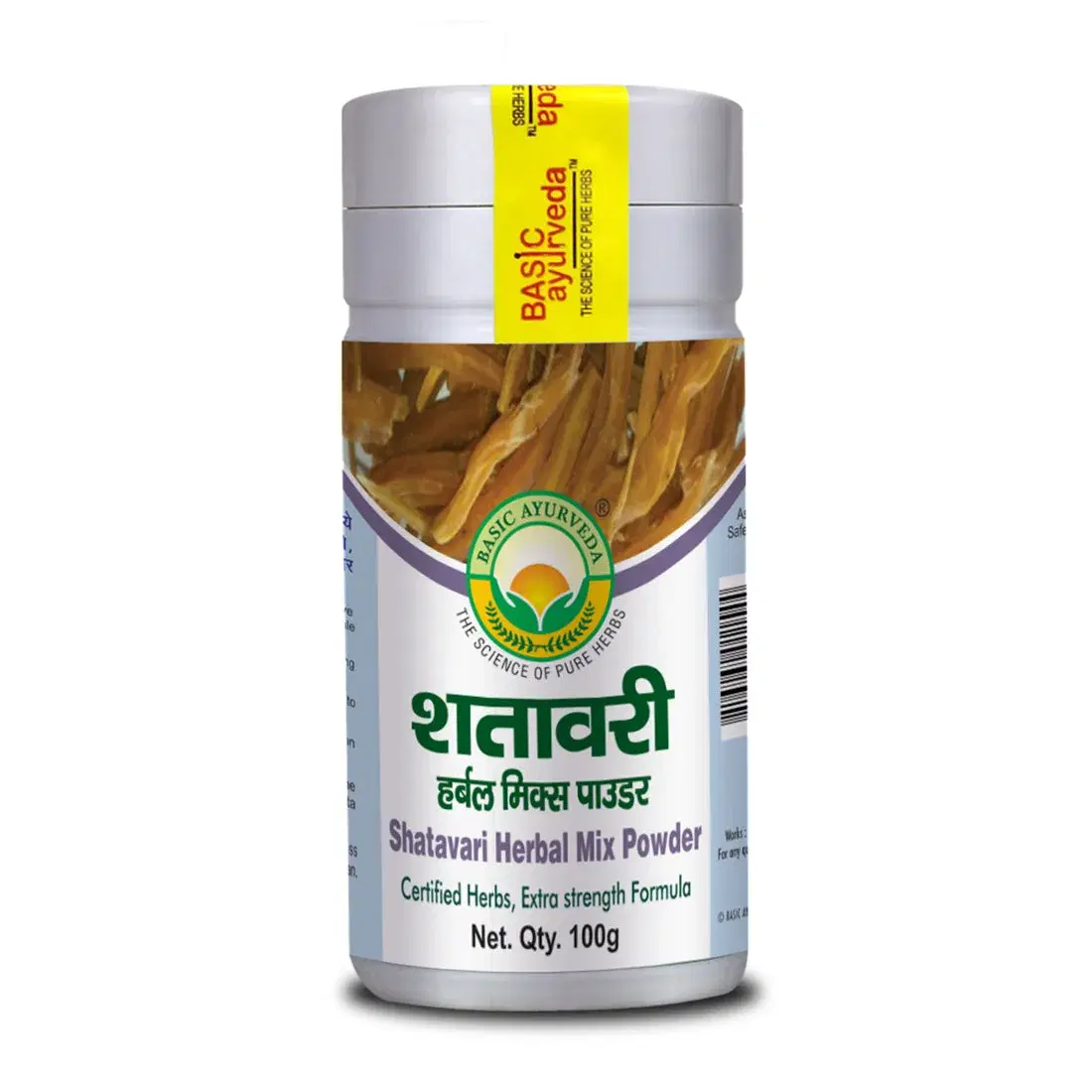 Basic Ayurveda Shatavari Herbal Mix Powder 100 Gram Basic Ayurveda Shatavari Herbal Mix Powder 100 Gram - Image 1