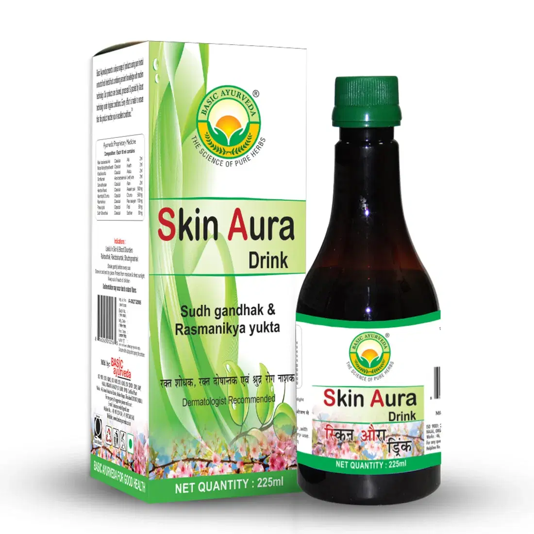 Basic Ayurveda Skin Aura Drink Sudh Gandhak & Rasmanikya Yukta Basic Ayurveda Skin Aura Drink Sudh Gandhak & Rasmanikya Yukta - Image 1
