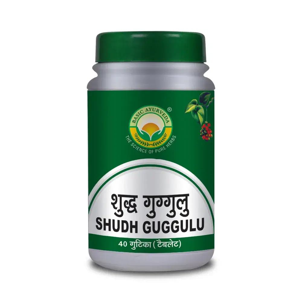 Basic Ayurveda Sudh Guggulu 40 Tablet Basic Ayurveda Sudh Guggulu 40 Tablet - Image 1