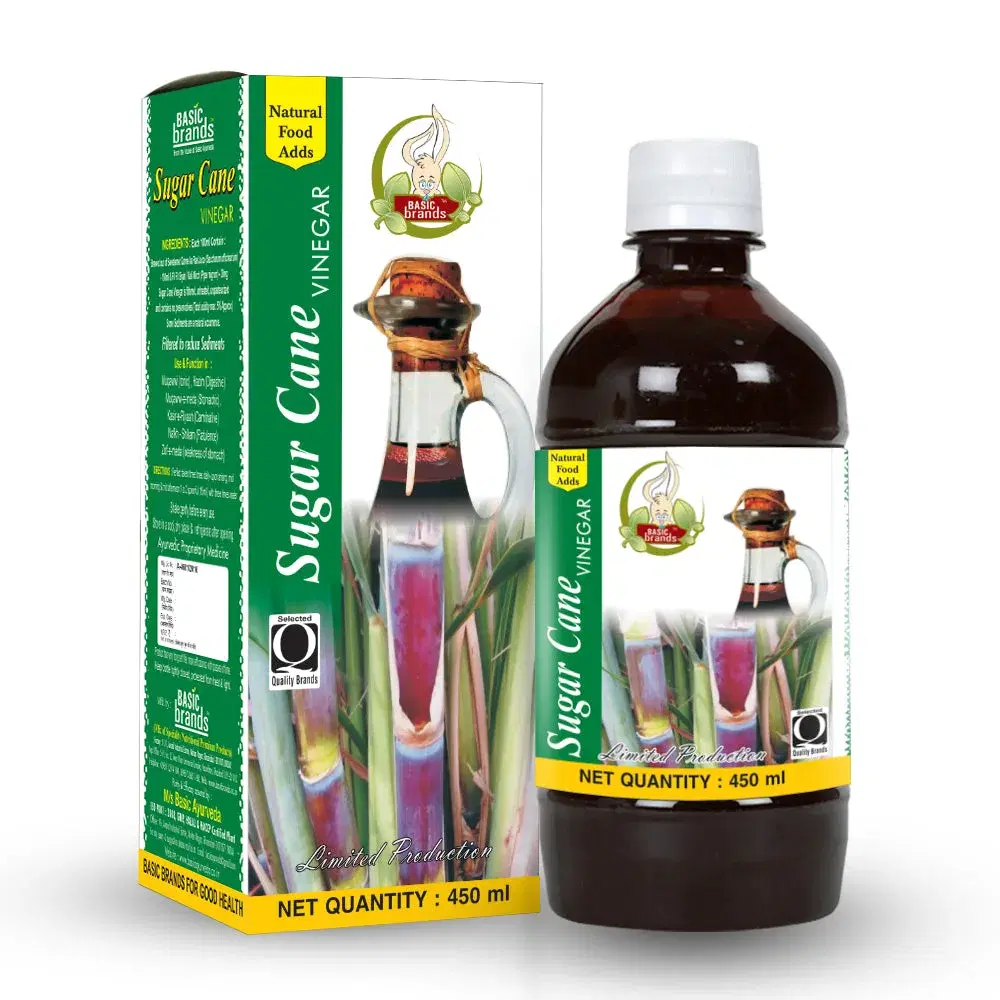 Basic Ayurveda Sugar Cane Vinegar 450Ml Basic Ayurveda Sugar Cane Vinegar 450Ml - Image 1