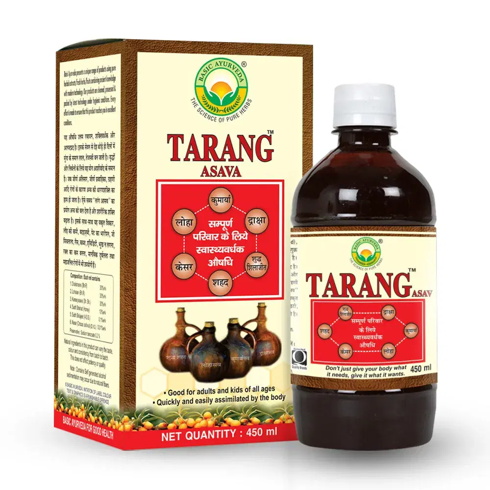 Basic Ayurveda Tarang Asava 450Ml Basic Ayurveda Tarang Asava 450Ml - Image 1