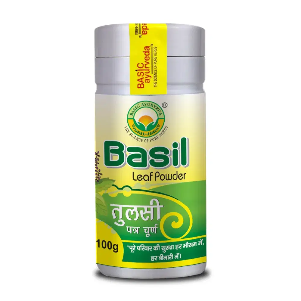 Basic Ayurveda Tulsi (Basil) Leaf Powder Basic Ayurveda Tulsi (Basil) Leaf Powder - Image 1