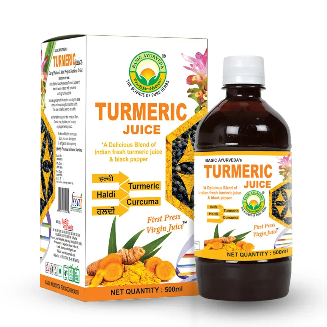 Basic Ayurveda Turmeric Juice | Helps to Detoxify the Body | Stress Stabilization | Helps Boost Immunity |Helpful for digestive disorder | Improve Immunity . Basic Ayurveda Turmeric Juice | Helps to Detoxify the Body | Stress Stabilization | Helps Boost Immunity |Helpful for digestive disorder | Improve Immunity . - Image 1