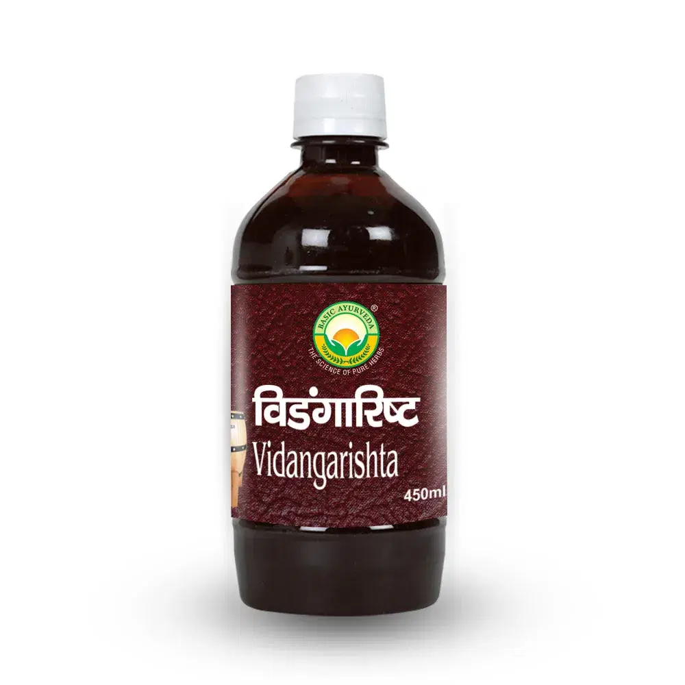 Basic Ayurveda Vidangarishta 450 Ml Basic Ayurveda Vidangarishta 450 Ml - Image 1