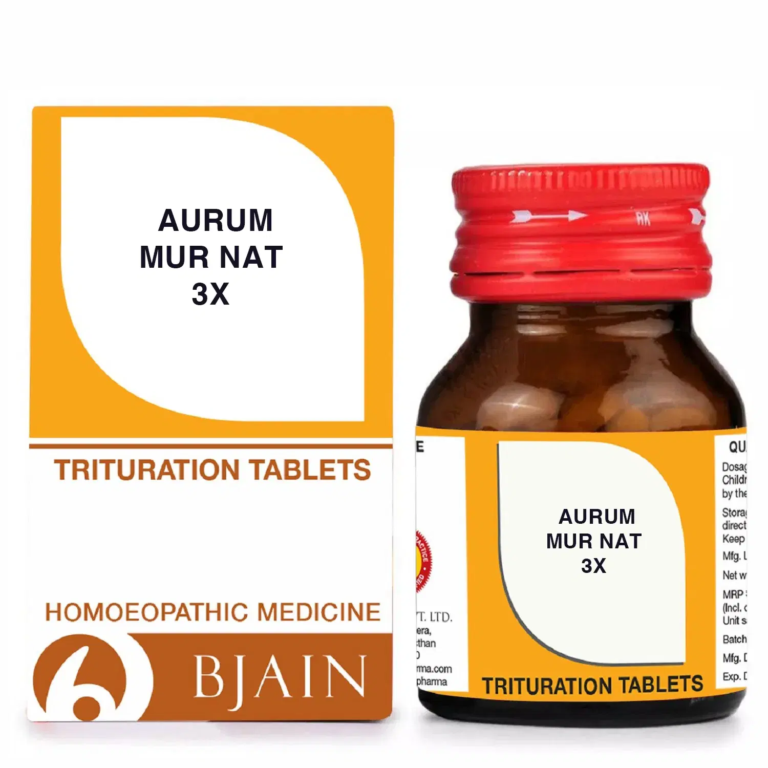 BJain Auram Muriaticum Natronatum Trituration Tablet BJain Auram Muriaticum Natronatum Trituration Tablet - Image 1