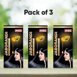JABORANDI BLACK HAIR VITALIZER (Pack of 3)