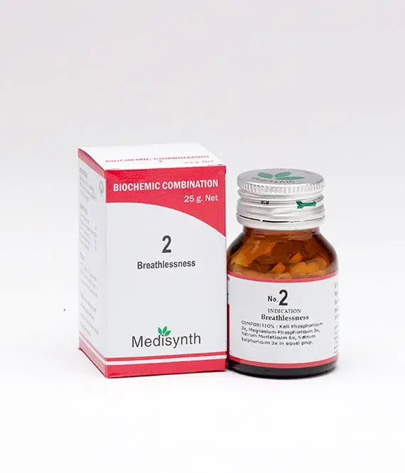 Medisynth Bio Combination No. 2 - Asthma Medisynth Bio Combination No. 2 - Asthma - Image 1