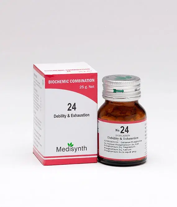 Medisynth Bio Combination No. 24 - Weakness & Debility Medisynth Bio Combination No. 24 - Weakness & Debility - Image 1