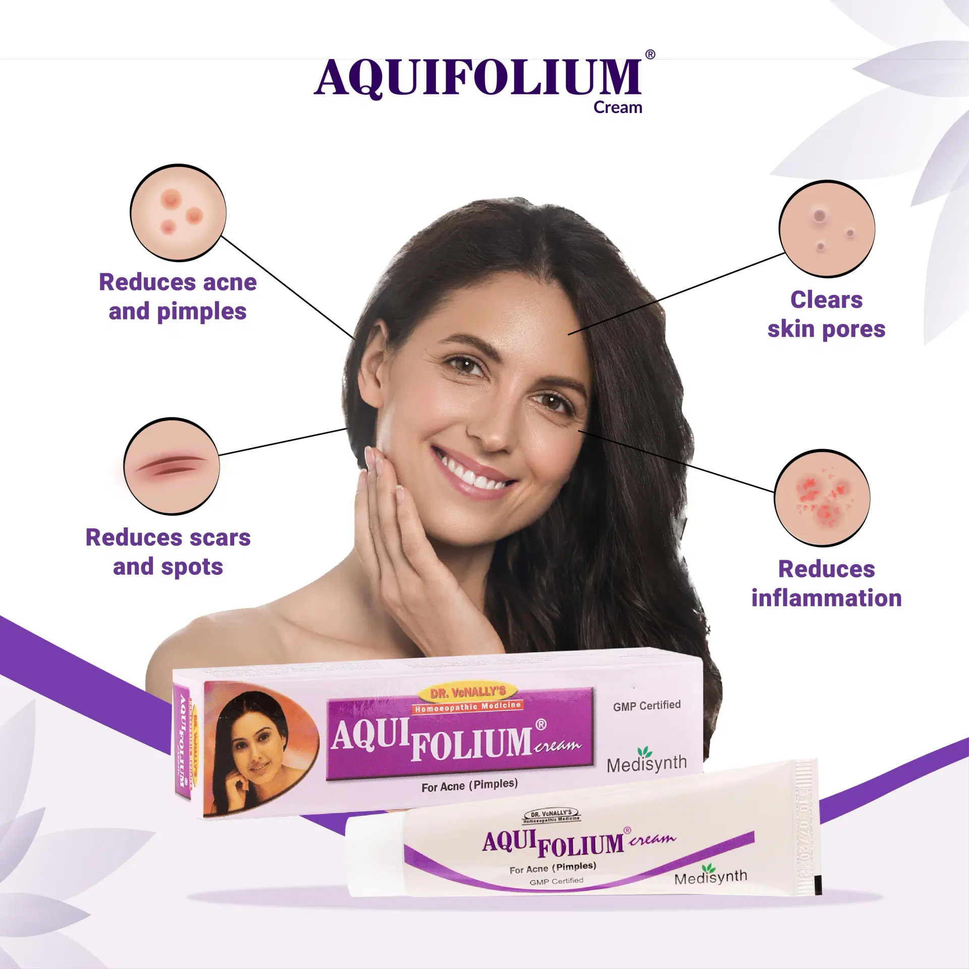 Aquifolium Cream (Combo Pack of 2 – 20g Each) | Homeopathic Treatment for Acne, Blackheads, and Pimple Scars Aquifolium Cream (Combo Pack of 2 – 20g Each) | Homeopathic Treatment for Acne, Blackheads, and Pimple Scars - Image 1