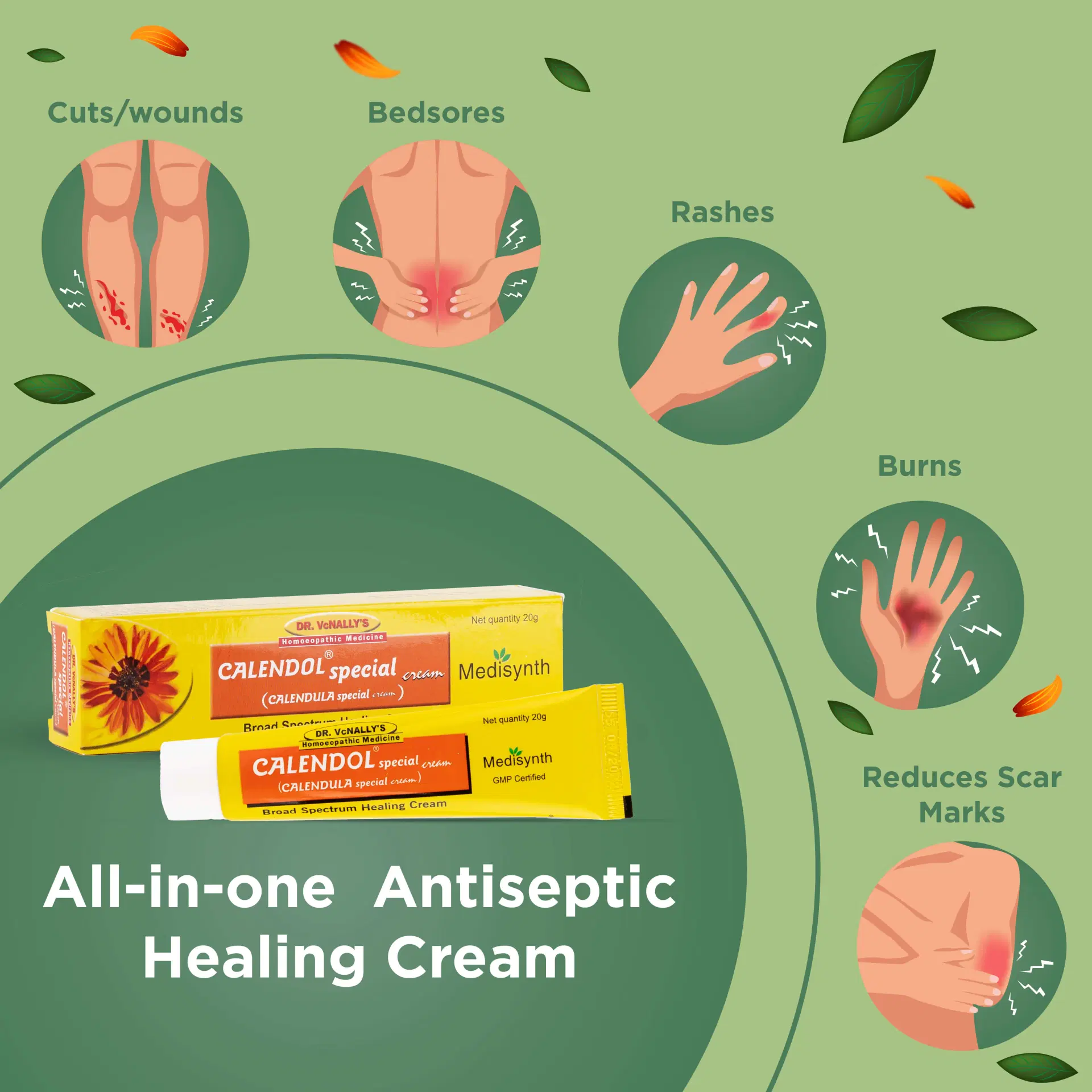 Calendol Special Cream (Combo Pack of 2- 20g Each) Calendol Special Cream (Combo Pack of 2- 20g Each) - Image 1