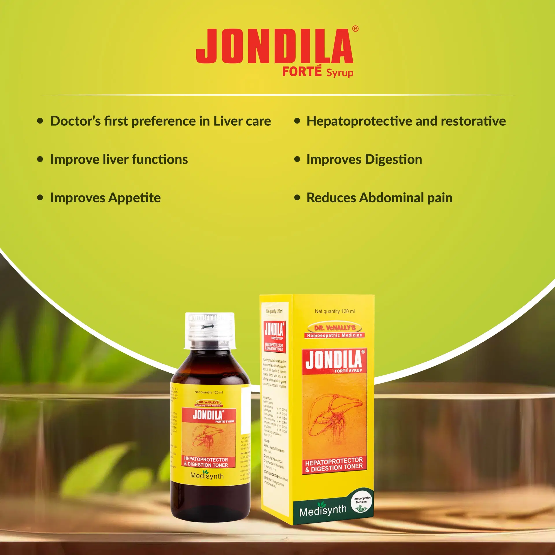 Jondila Forte Syrup | Natural Homoeopathic Tonic for restoration of Hepatic function and Better Digestion Jondila Forte Syrup | Natural Homoeopathic Tonic for restoration of Hepatic function and Better Digestion - Image 1