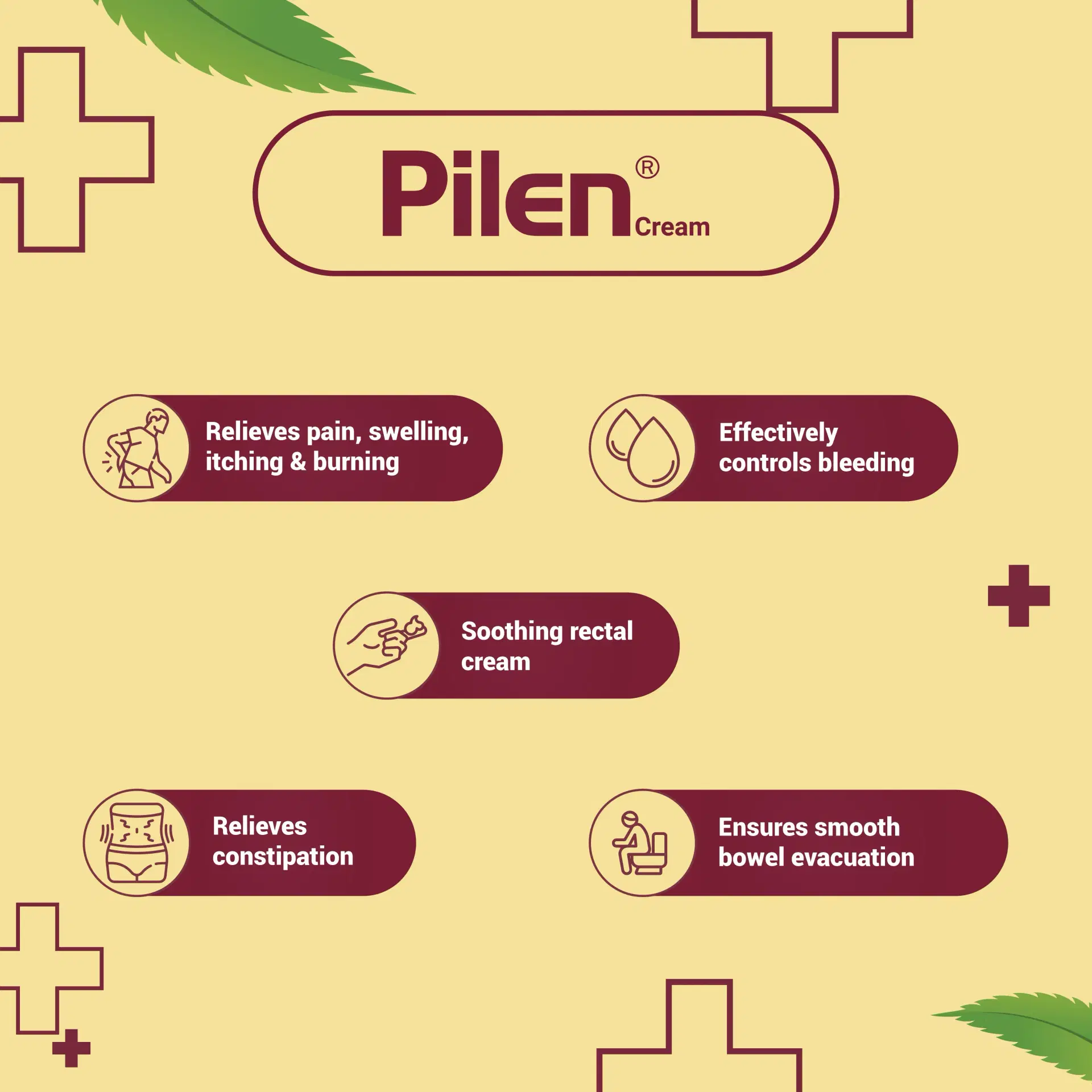 Pilen Cream (Combo Pack of 2- 20g Each) Pilen Cream (Combo Pack of 2- 20g Each) - Image 1