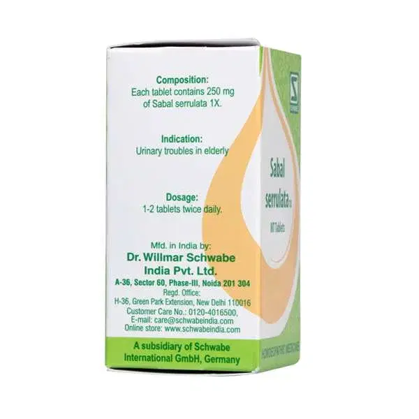 Dr. Willmar Schwabe India Sabal serrulata 1x MT Tabs