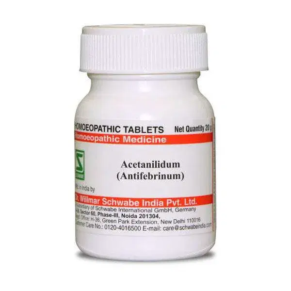 Dr. Willmar Schwabe India Acetanilidum (Antifebrinum) LATT