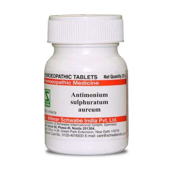 Dr. Willmar Schwabe India Antimonium sulphuratum aureum LATT