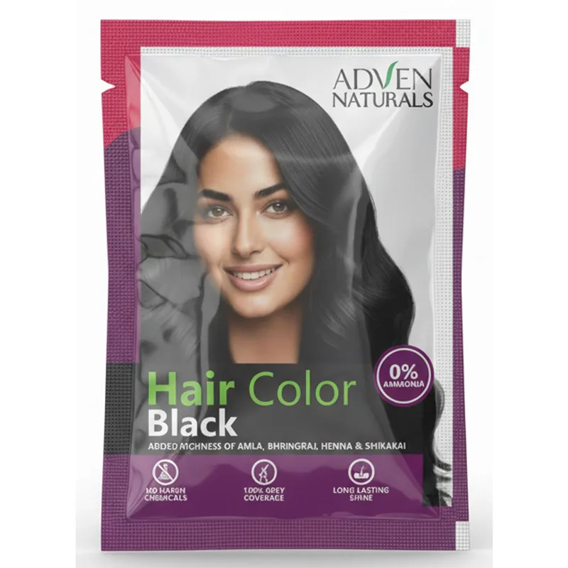 Adven Naturals Black Hair Color 20 GM
