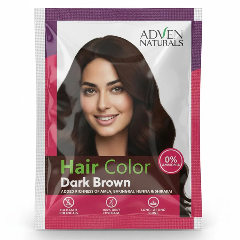 Adven Naturals Dark Brown Hair Color 20 GM