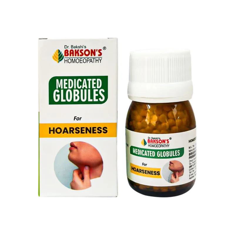 Bakson Medicated Globules for Hoarseness