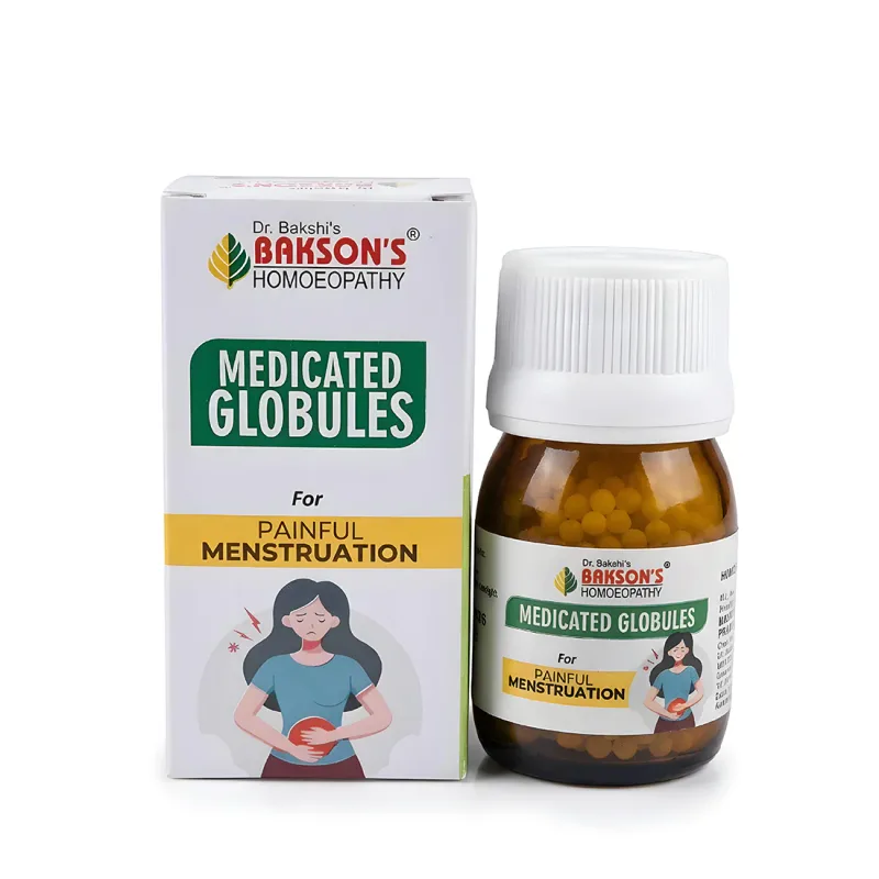 Bakson Medicated Globules for Painful Menstruation