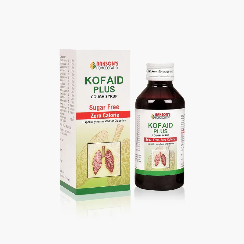 Bakson Kof Aid Plus Syrup (sugar Free)